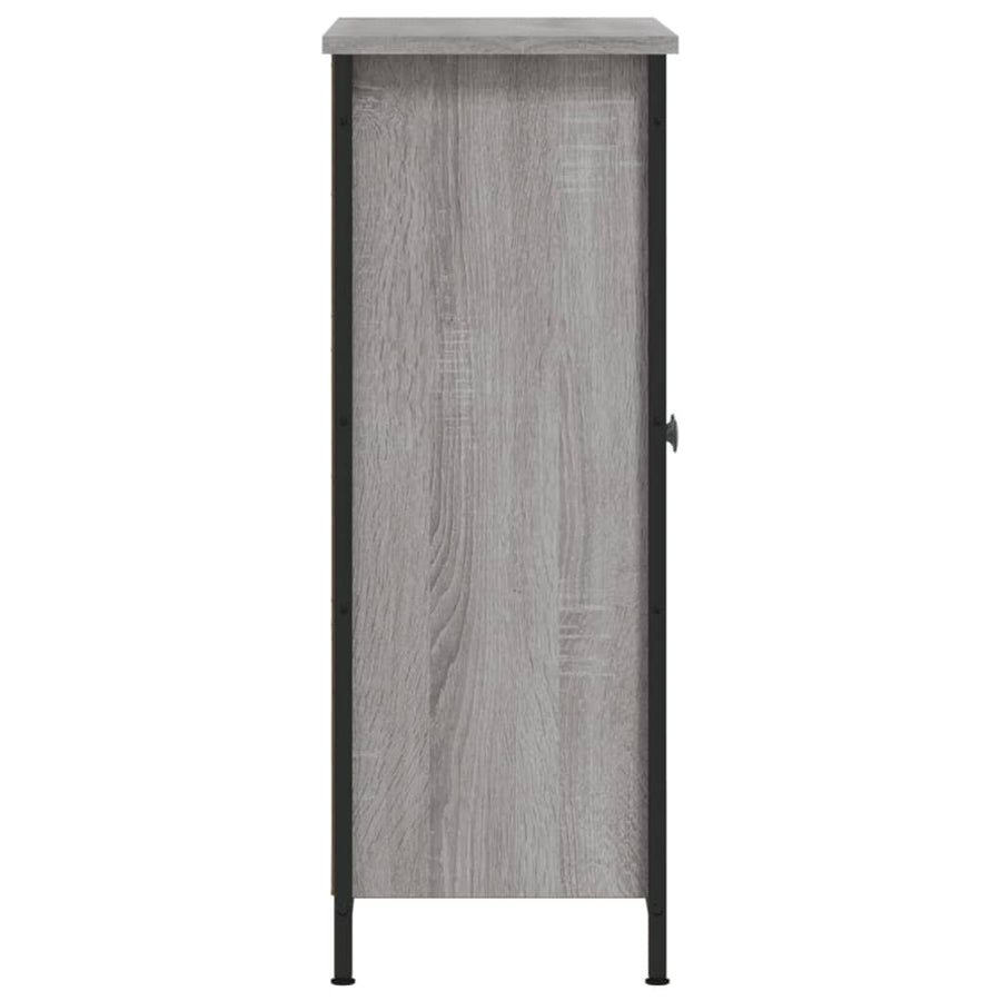 Dressoir 70X30X80 Cm Bewerkt Hout Grijs sonoma