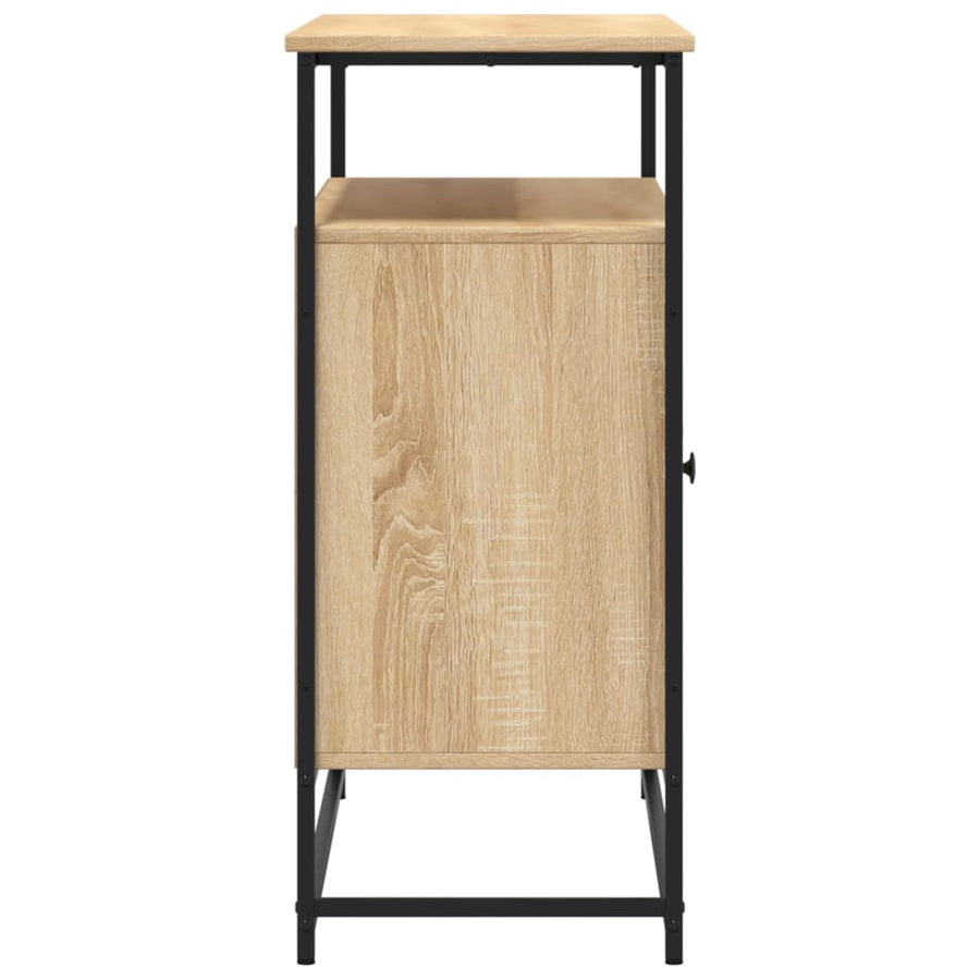 Dressoir 100X35X80 Cm Bewerkt Hout Sonoma Eikenkleurig