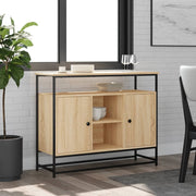 Sideboard 100x35x80 cm engineered wood Sonoma oak finish