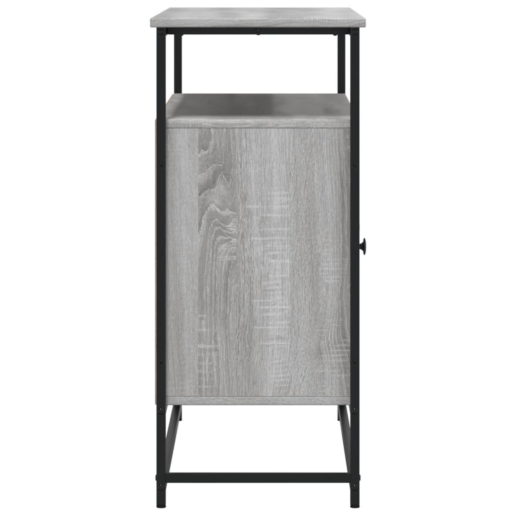 Dressoir 100X35X80 Cm Bewerkt Hout Grijs sonoma