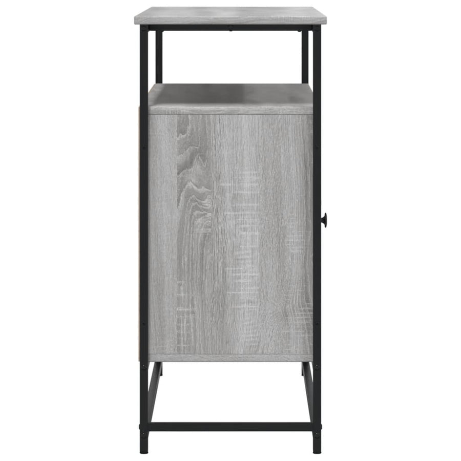 Dressoir 100X35X80 Cm Bewerkt Hout Grijs sonoma