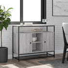 Sideboard 100X35X80 Cm Engineered Wood Grey Sonoma