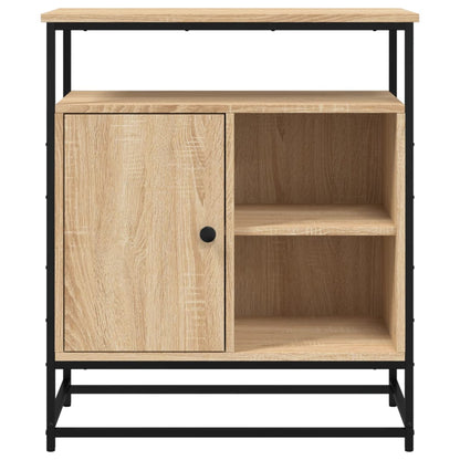 Dressoir 69X35X80 Cm Bewerkt Hout Sonoma Eikenkleurig