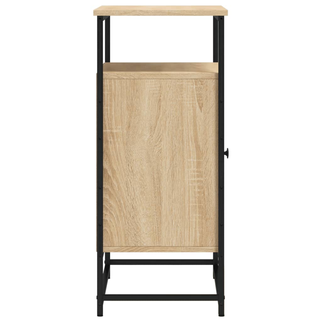 Dressoir 69X35X80 Cm Bewerkt Hout Sonoma Eikenkleurig