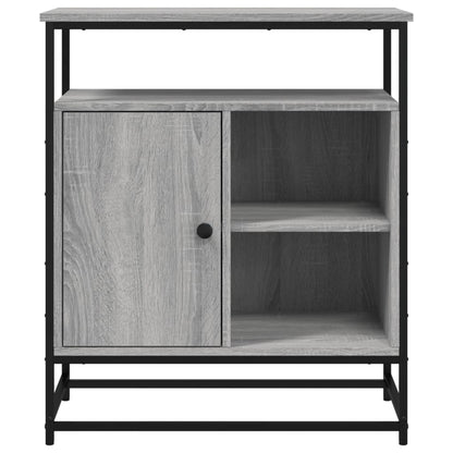Dressoir 69X35X80 Cm Bewerkt Hout Grijs Sonoma Eikenkleurig
