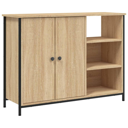 Dressoir 00X33X75 Cm Bewerkt Hout Kleurig Sonoma eiken