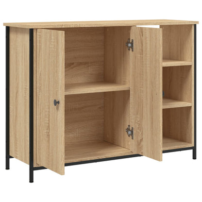 Dressoir 00X33X75 Cm Bewerkt Hout Kleurig Sonoma eiken