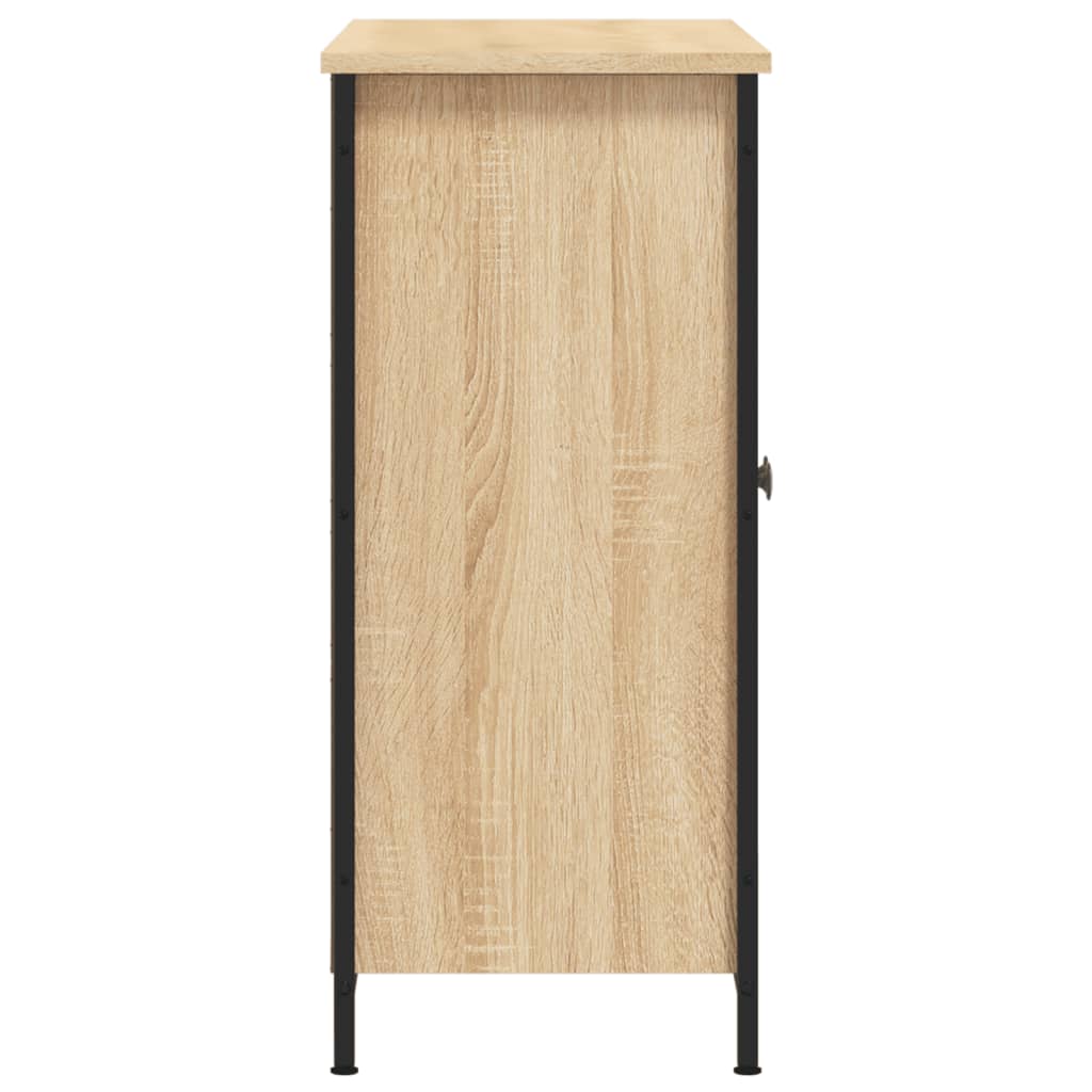 Dressoir 00X33X75 Cm Bewerkt Hout Kleurig Sonoma eiken