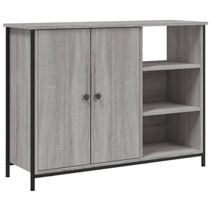 Dressoir 00X33X75 Cm Bewerkt Hout Grijs sonoma