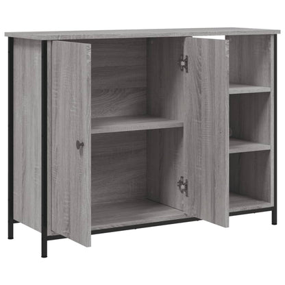 Dressoir 00X33X75 Cm Bewerkt Hout Grijs sonoma
