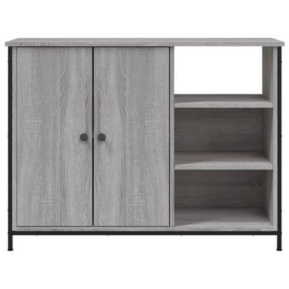 Dressoir 00X33X75 Cm Bewerkt Hout Grijs sonoma