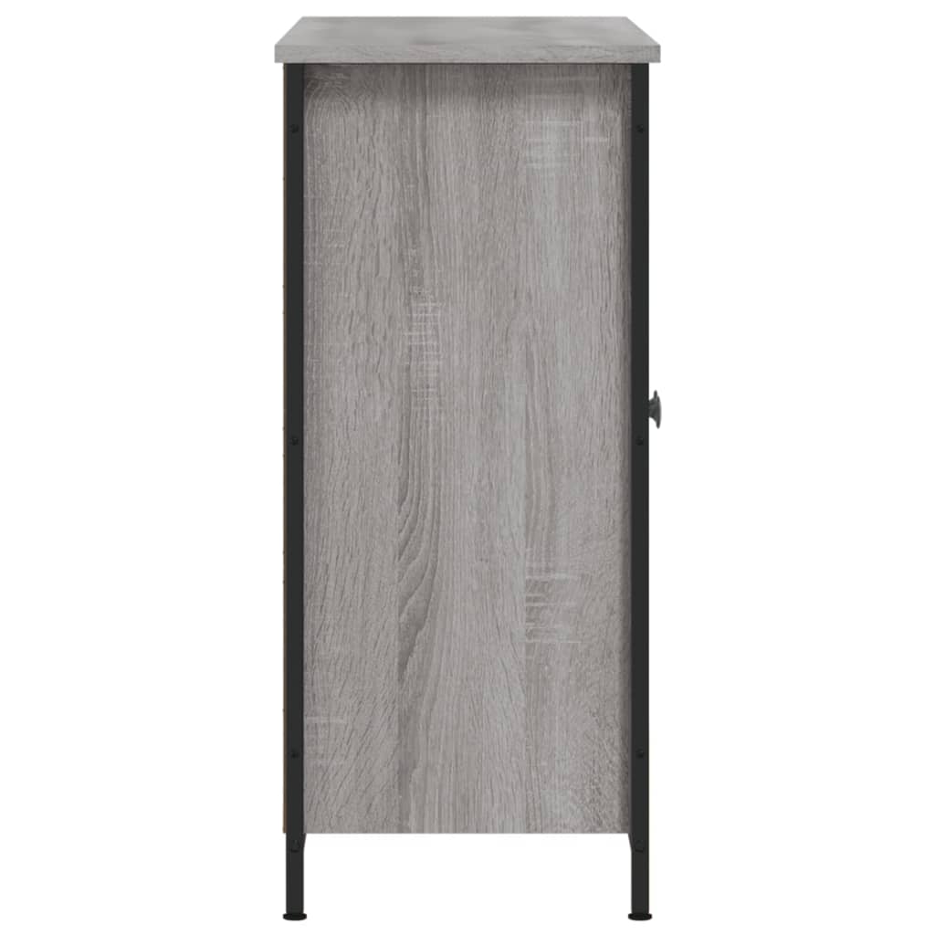 Dressoir 00X33X75 Cm Bewerkt Hout Grijs sonoma