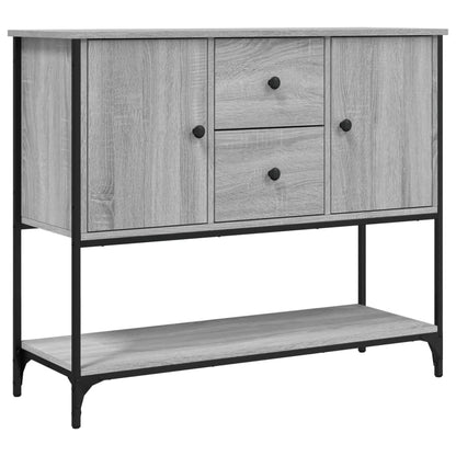 Dressoir 100X36X85 Cm Bewerkt Hout Grijs Sonoma