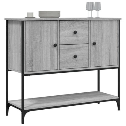 Dressoir 100X36X85 Cm Bewerkt Hout Grijs Sonoma