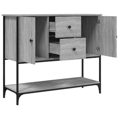 Dressoir 100X36X85 Cm Bewerkt Hout Grijs Sonoma