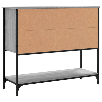 Dressoir 100X36X85 Cm Bewerkt Hout Grijs Sonoma