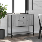 Sideboard 100x36x85 cm engineered wood grey sonoma