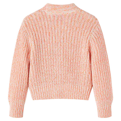 Kindervest gebreid 104 gemengd roze 104