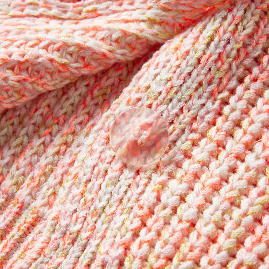Kindervest gebreid 104 gemengd roze 104