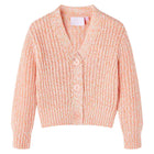 Kindervest gebreid 116 gemengd roze