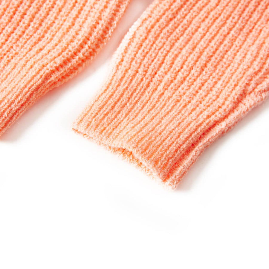 Kindertrui gebreid 140 feloranje orange