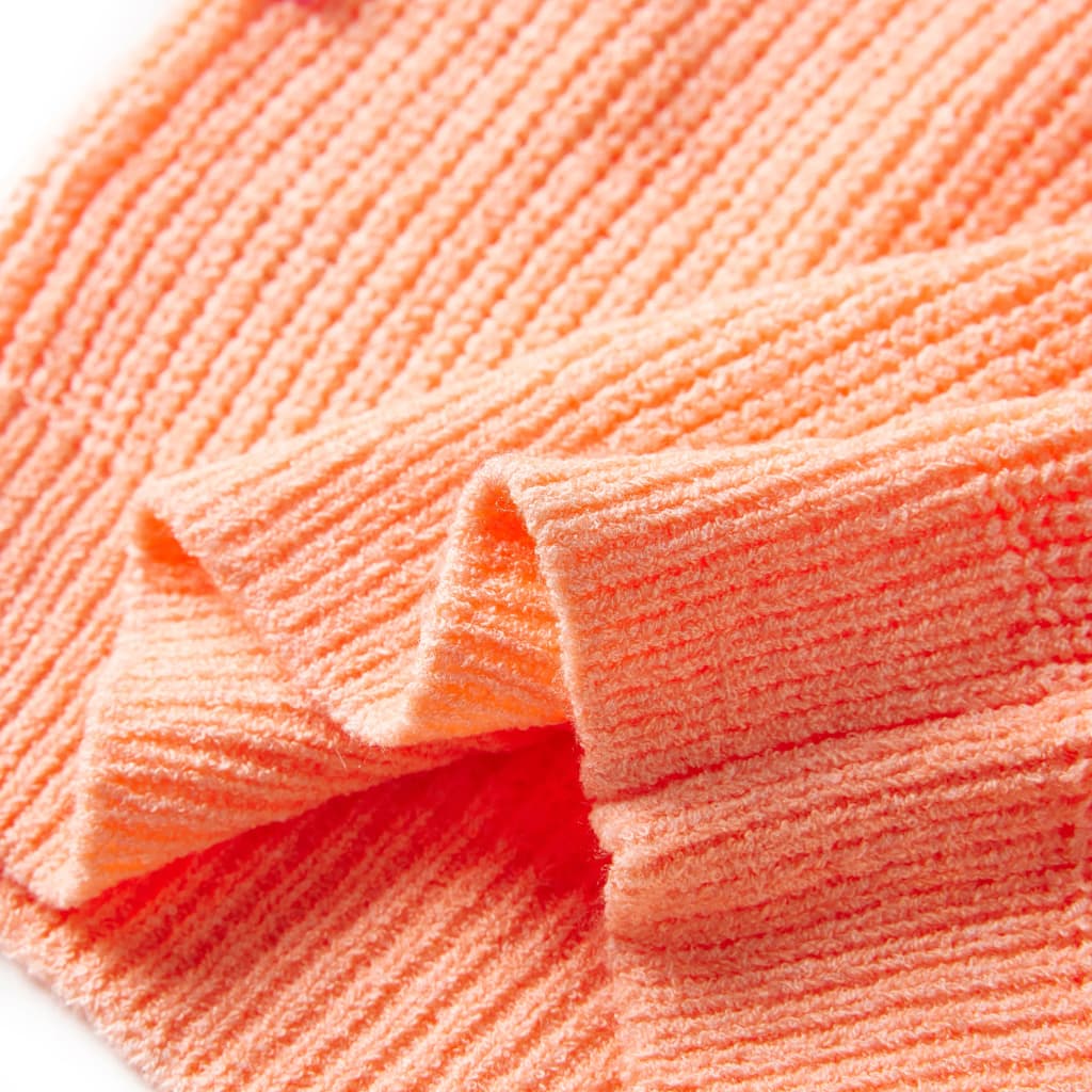 Kindertrui gebreid 140 feloranje orange