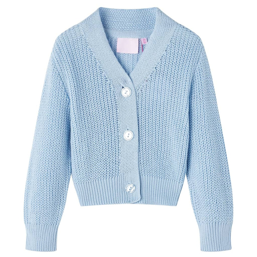 Kindervest gebreid 98 blauw 92