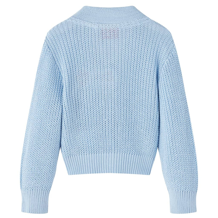 Kindervest gebreid 98 blauw 92