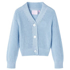 Kindervest gebreid blauw maat 116
