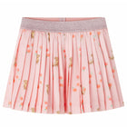 Kids' pleated skirt size 104 light orange