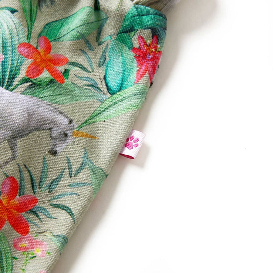 Kindershorts met trekkoord 116 lichtkaki 116