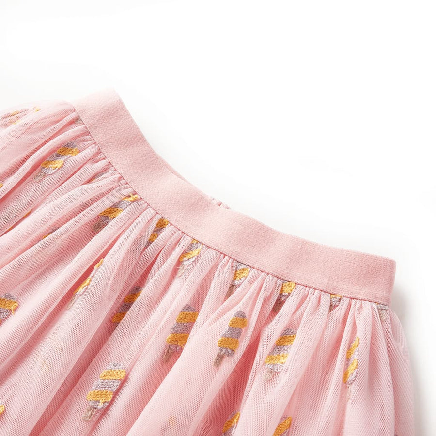 Kinderrokje met tule 116 lichtroze