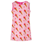 Children's dress 104 bright pink