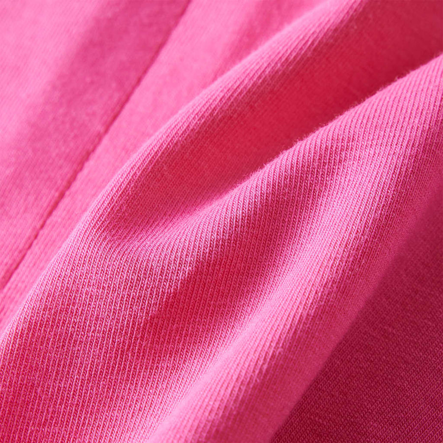 Kinderjurk 128 felroze