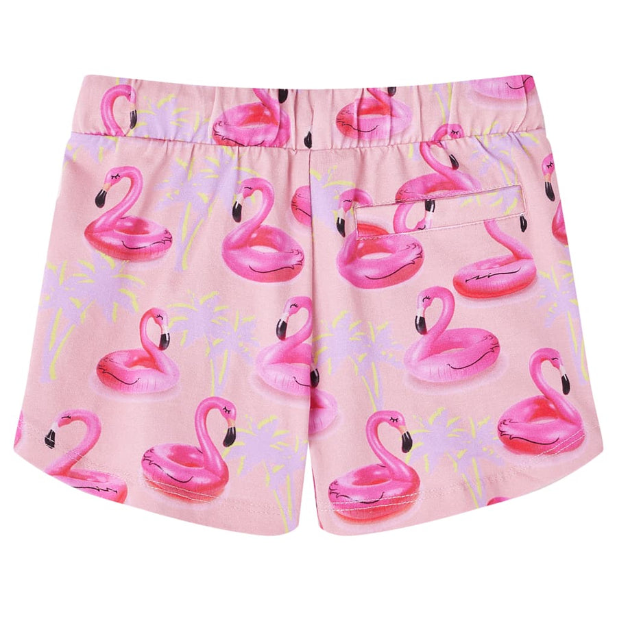Kindershorts met trekkoord 104 lichtroze 104