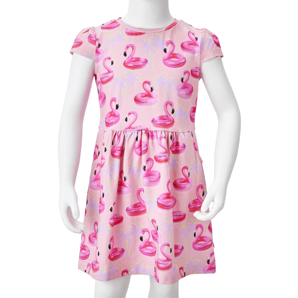 Kinderjurk 92 lichtroze
