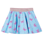 Kinderrokje 116 blauw vlinders harten