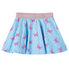 Kinderrokje 140 blauw katoen