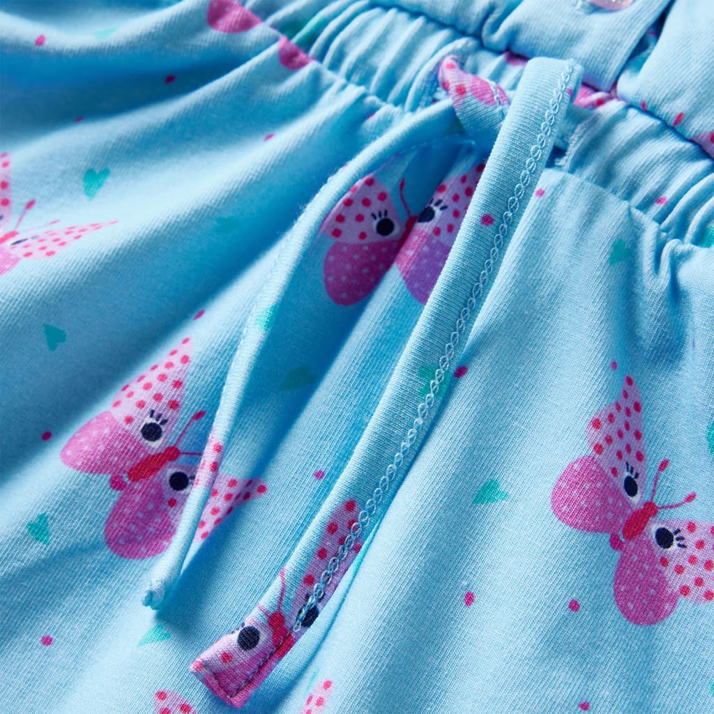 Kinderjurk met knopen zonder mouwen 116 blauw