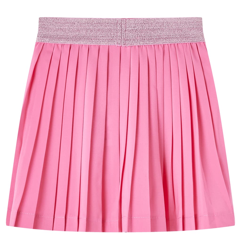 Kinderplooirok met print 128 roze Roze