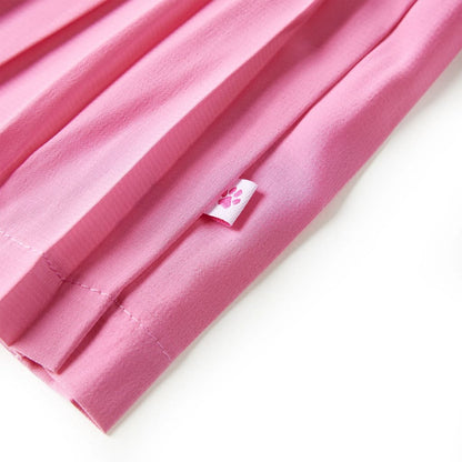 Kinderplooirok met print 128 roze Roze