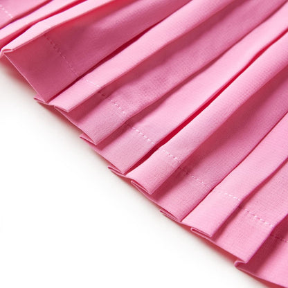 Kinderplooirok met print 128 roze Roze