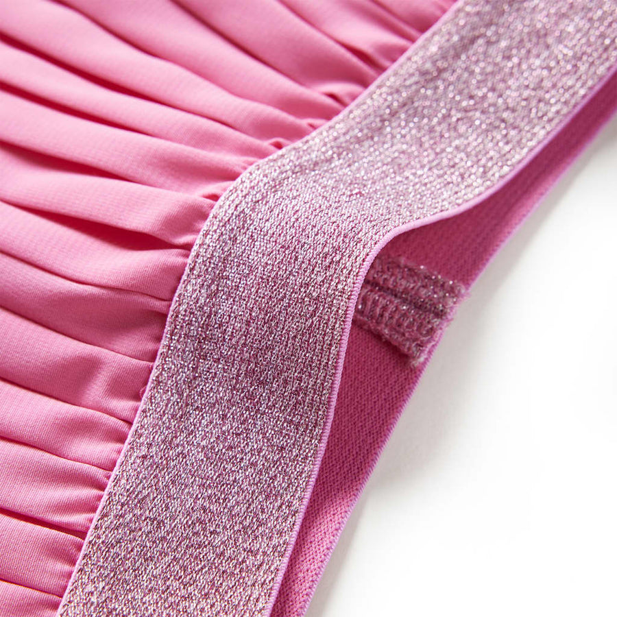 Kinderplooirok met print 128 roze Roze