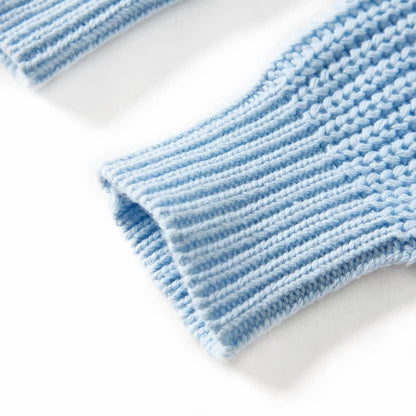 Kindertrui gebreid 116 blauw