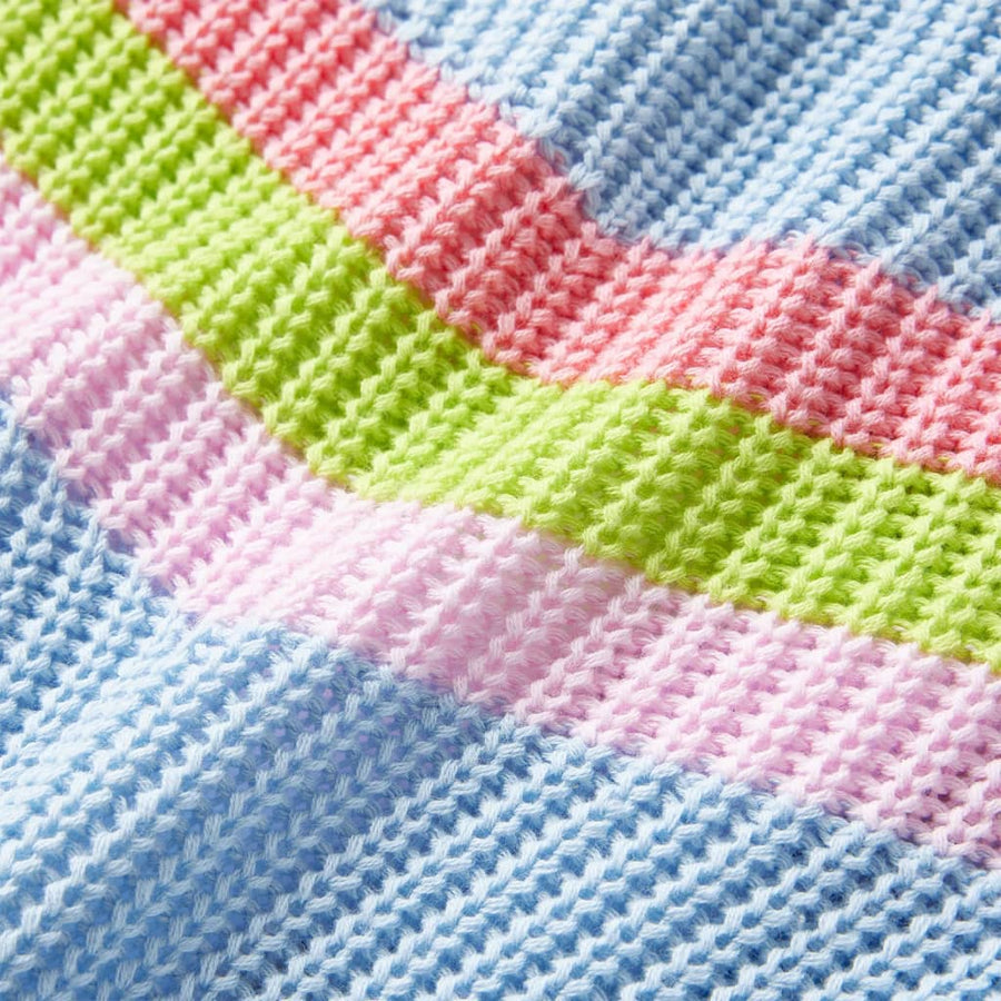 Kindertrui gebreid 140 blauw