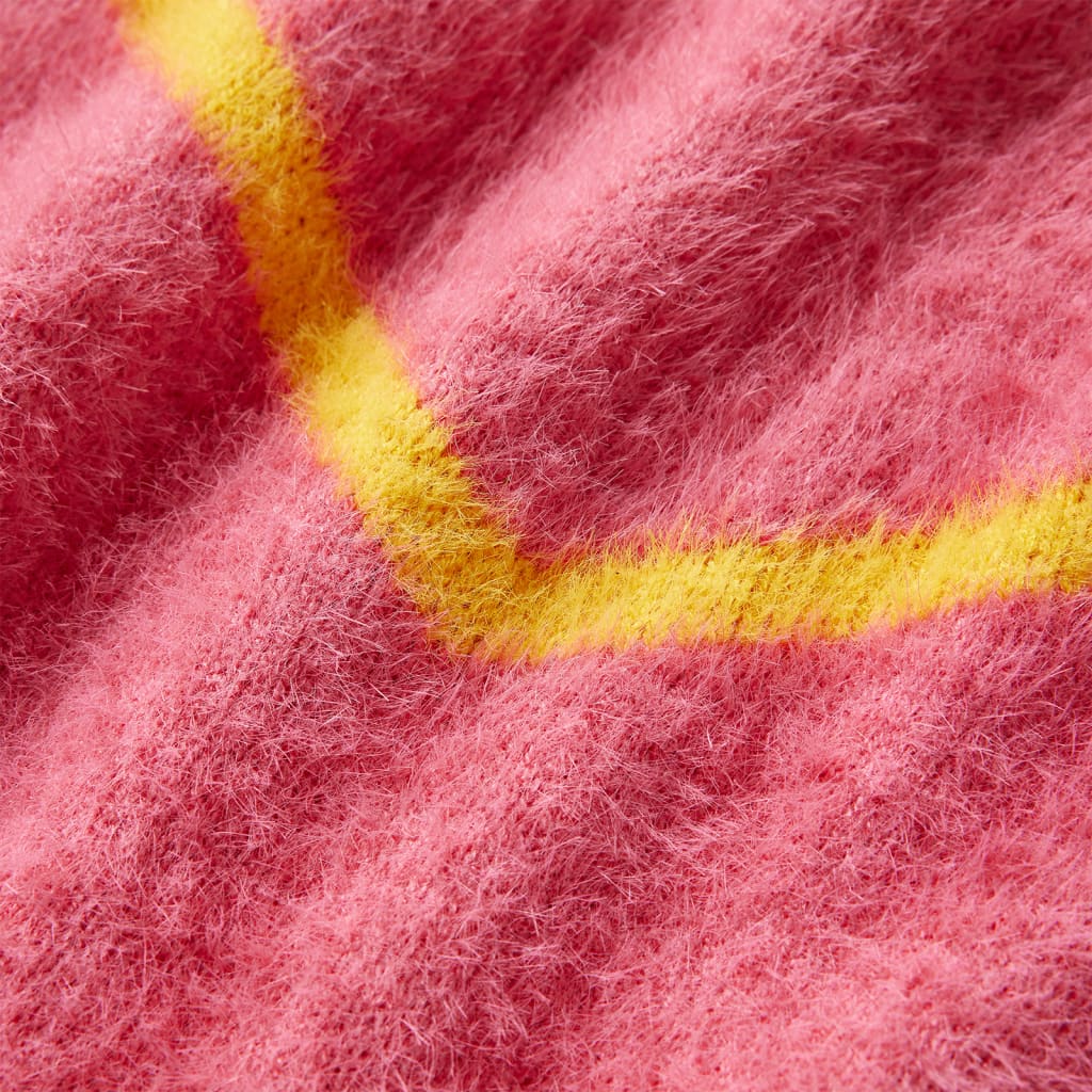 Kindertrui gebreid 128 oudroze Roze