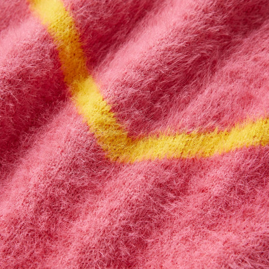 Kindertrui gebreid 140 oudroze Roze