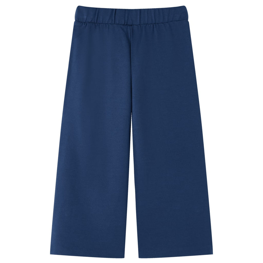 Kinderbroek met wijde pijpen 104 marineblauw 104