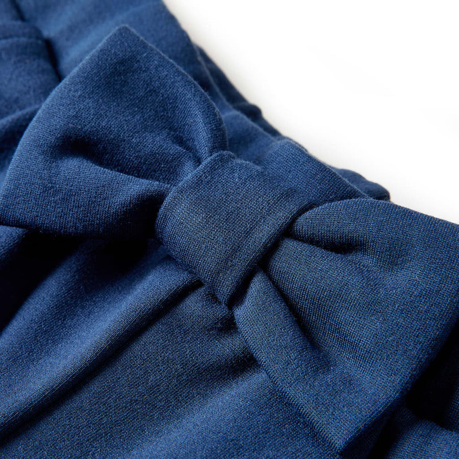 Kinderbroek met wijde pijpen 104 marineblauw 104
