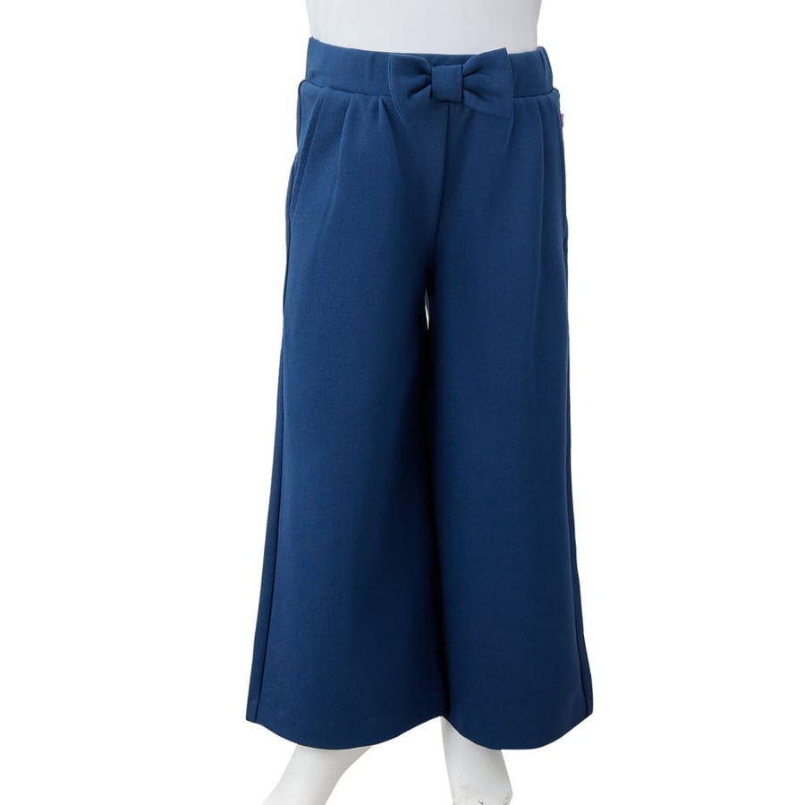 Kinderbroek met wijde pijpen 104 marineblauw 104